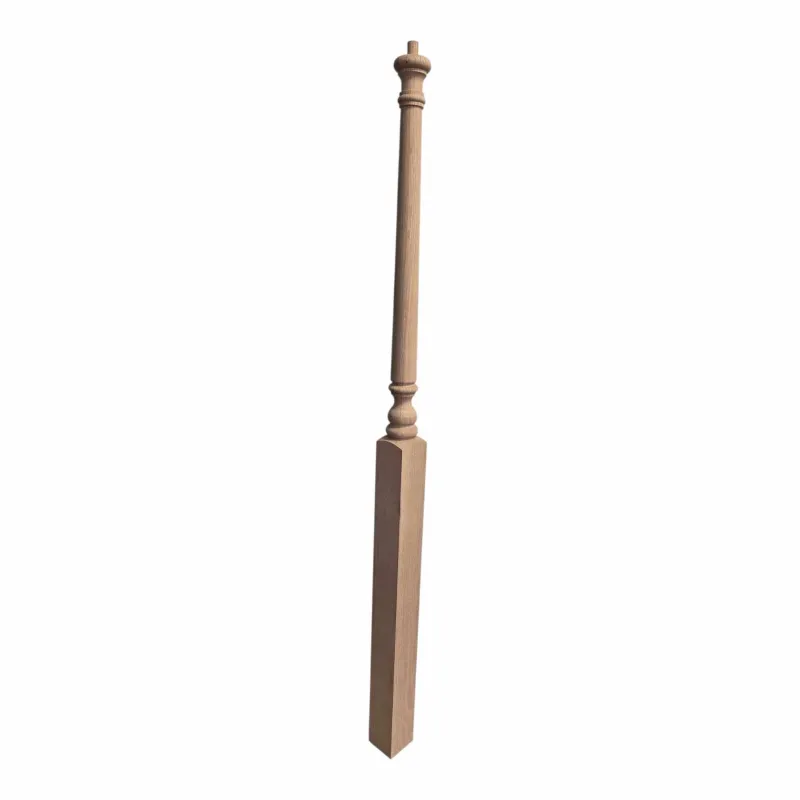 Established Wood Newel - 3" x 58" - Pin Top - S-4015