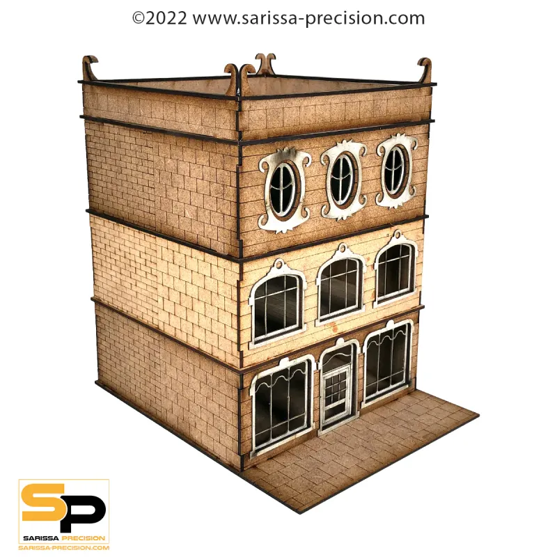 European Townhouse 3 Storey Broad Building