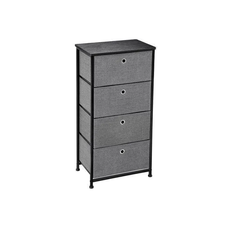4 Fabric Drawers Cabinet Quick-Release