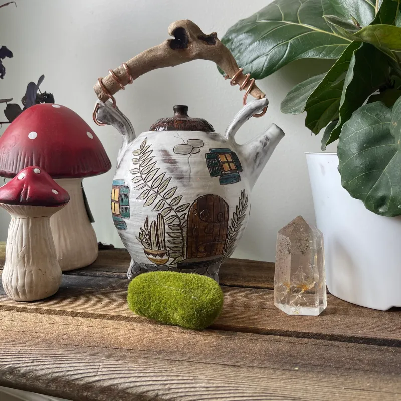 Fairy House Tea Pot No. 3 Compatible DeWALT Batteries