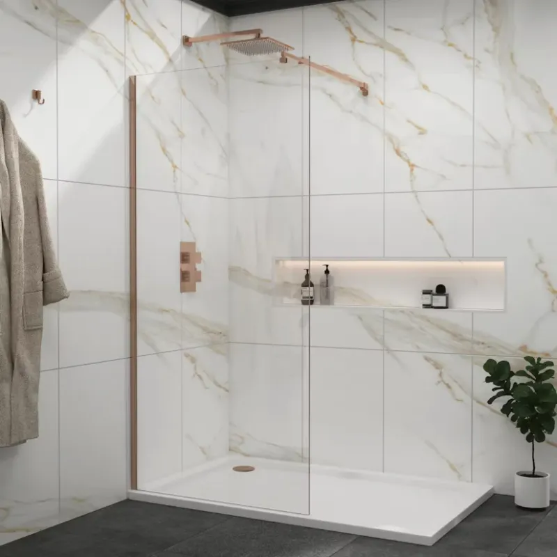 Flair - AYO8 Wetroom Panel textured Bronze)