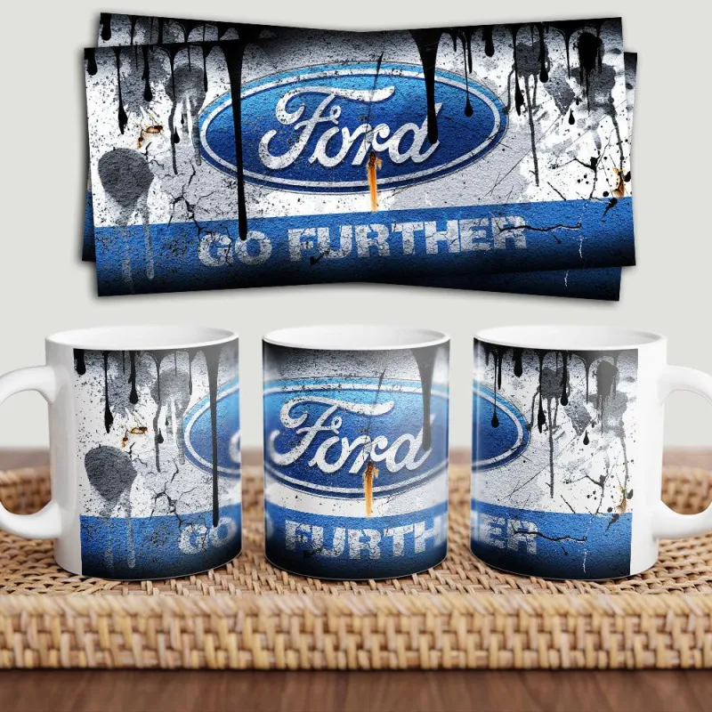 Ford Earthenware Mug Work Light