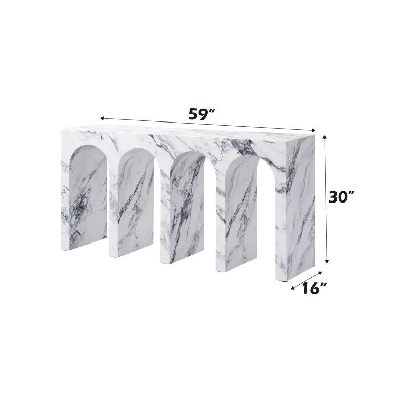 Fritzy Crafted Stone Console Table DIY Projects