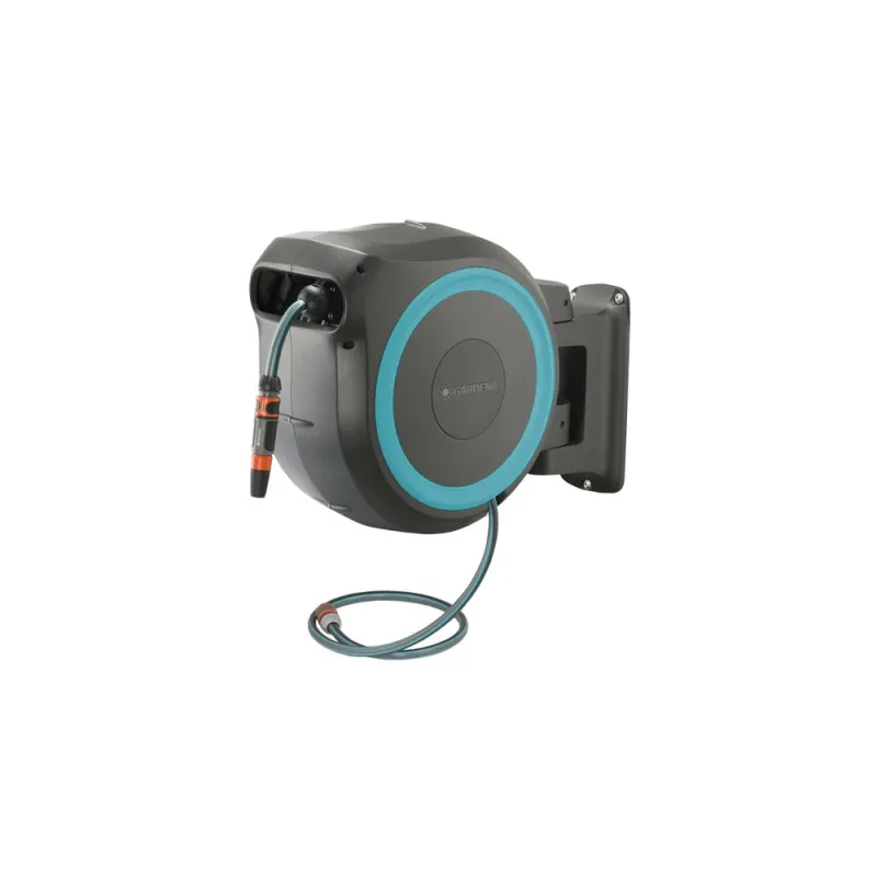 Gardena Avvolgitubo Parete RollUp L 30m Colore Turchese