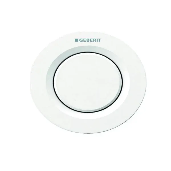 GEBERIT COMANDO PARETE BIANCO PER WC CON AZIONAMENTO PNEUMATICO DEL RISCIACQUO 116.041.11.1