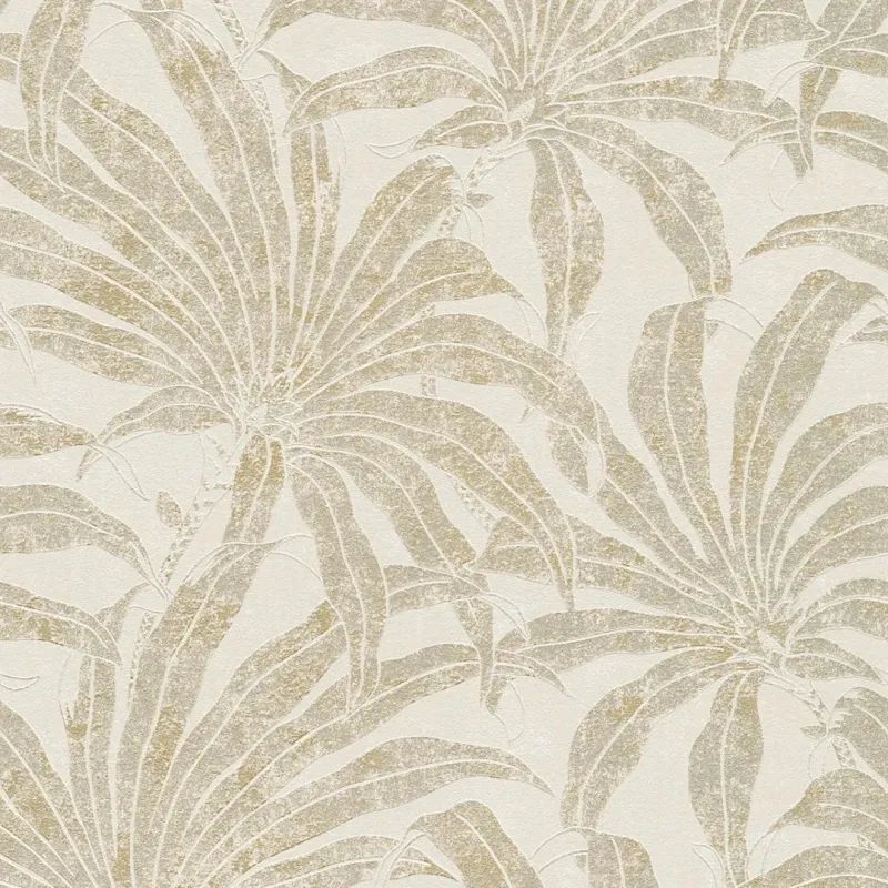 Gentle Palms Wallpaper Cream