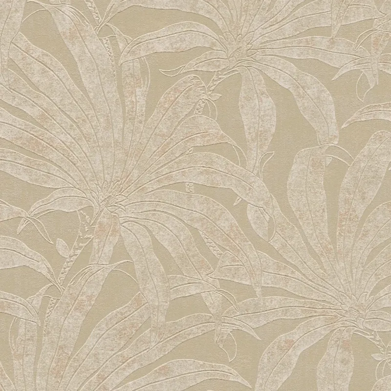 Gentle Palms Wallpaper Taupe Electricians