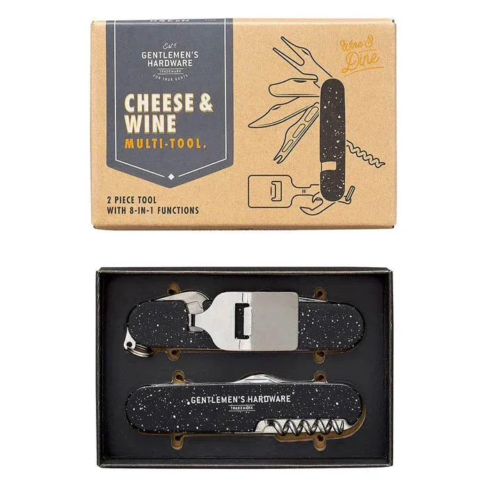 Gentlemen's Hardware Cheese & Wine Numerous Tool