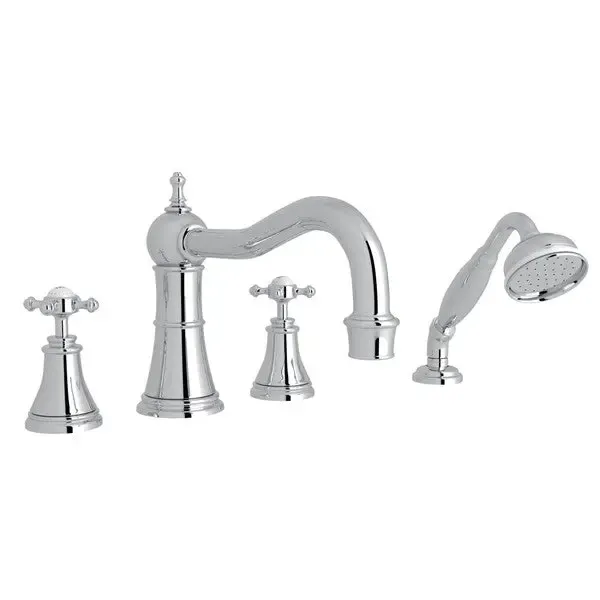 Georgian Era™ 4-Hole Deck Fix Tub Filler Column Spout