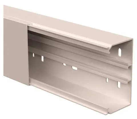 GGK Kanal FB 60x110 1021 cremeweiss mit DIN-Montageschiene