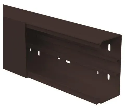 GGK Kanal FB 60x110 1045 braun mit DIN-Montageschiene