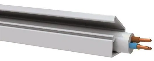 GGK Kanal Pocket 7x12 clip 4170 alpinweiss mit Deckel selbstklebend