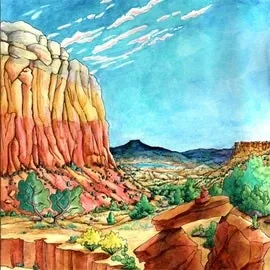 Ghost Ranch Landscape Tile Made USA
