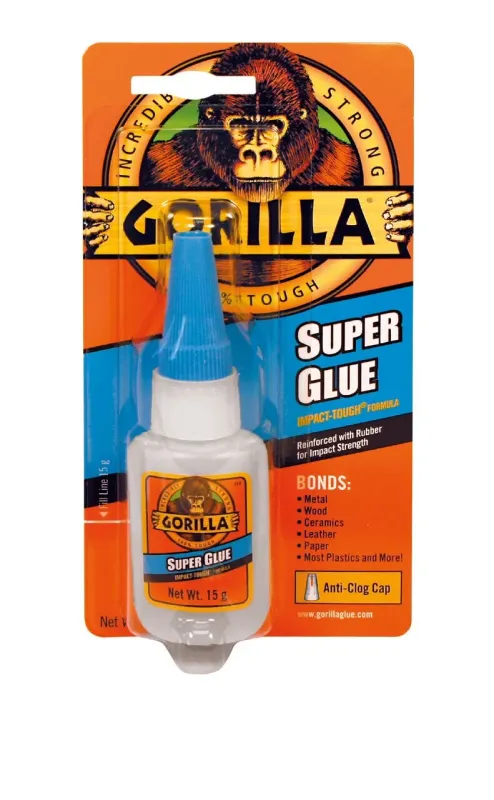 GORILLA 15G SUPERGLUE BOTTLE - 801016