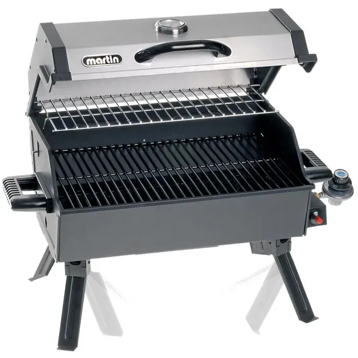 Grill de barbecue portatif Brushed Nickel
