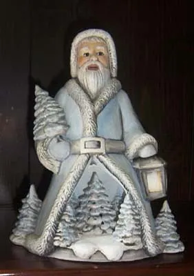H653AB Forest Santa Diorama Hershey Clay Mold