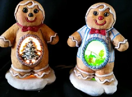 H661 Gingerbread Man Diorama Hershey Porcelain Molds