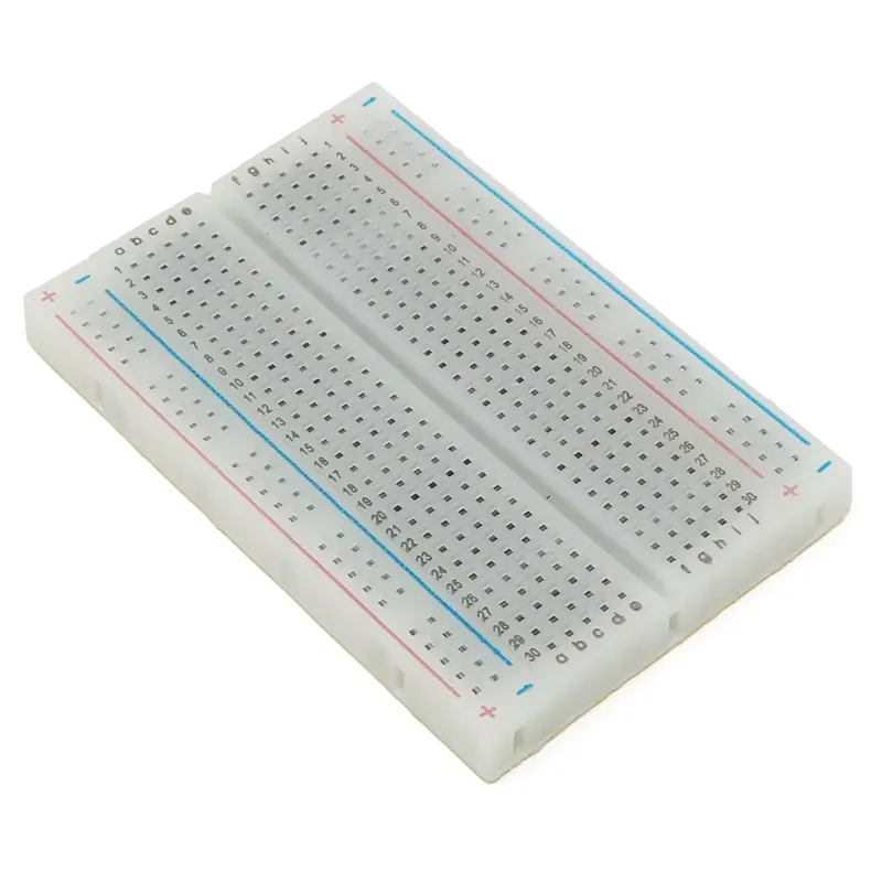Half-Size Breadboard - Ivory Brushed Nickel