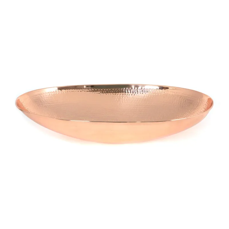 Hammered Warm-toned Oval Sink | From Anvil