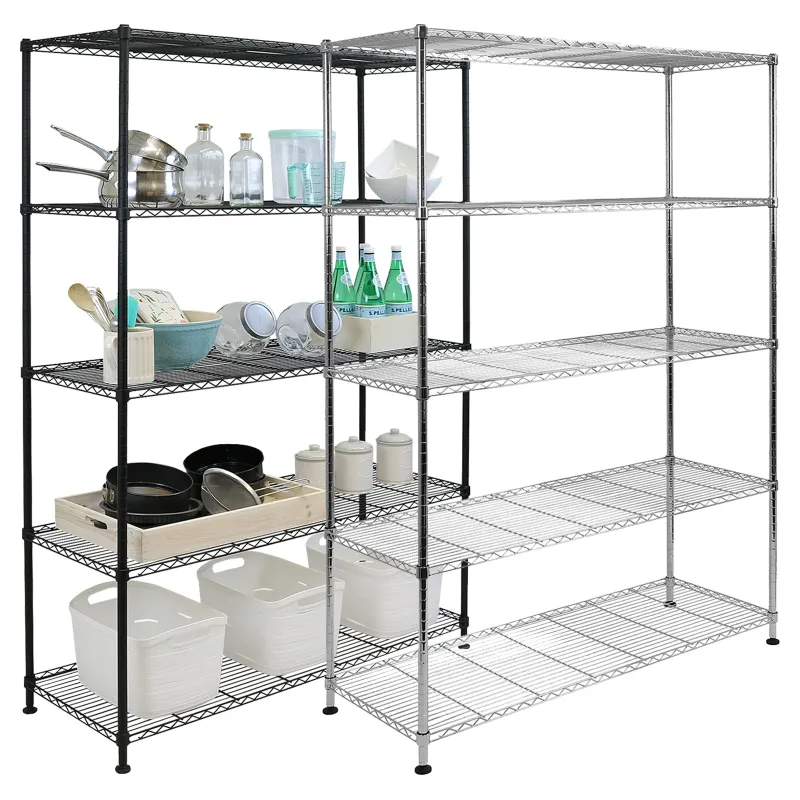 Hartleys 180cm 5 Tier Adaptable Wire Shelving Unit