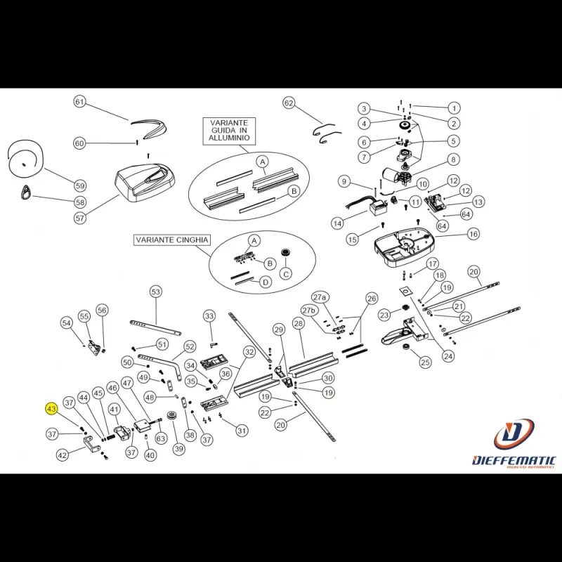 Heavy Duty 100046/3 Vite Te 8 X 20 Utile Uniko Ricambio