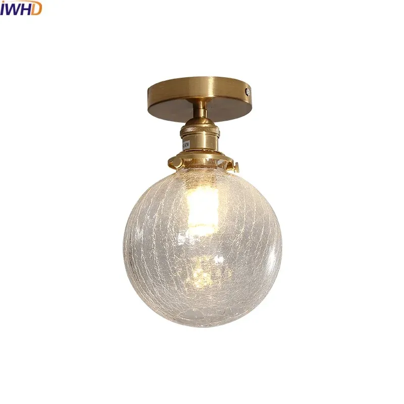 Heavy Duty Afralia™ Terra cotta Glass LED Ceiling Light: Nordic Modern Living Room Home Lighting