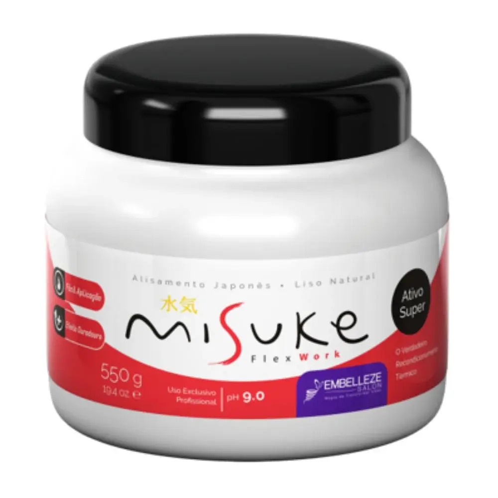 Heavy Duty Creme Alisante Misuke Ativo Super