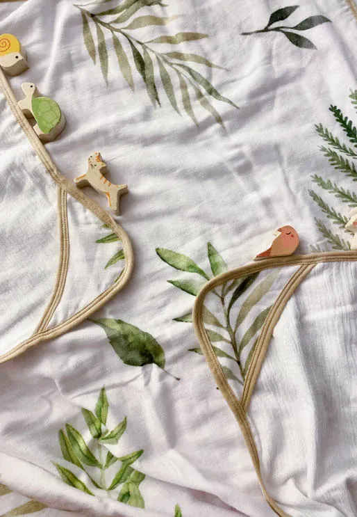 Heavy Duty folhas na toalha com capuz