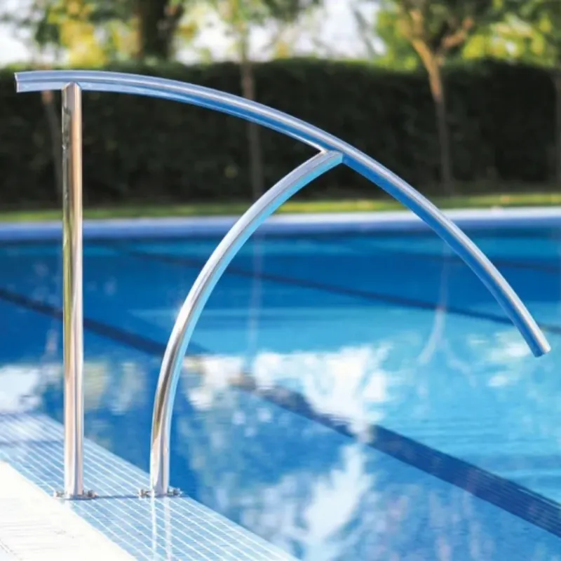 Heavy Duty Passamano curvato elegante Inox