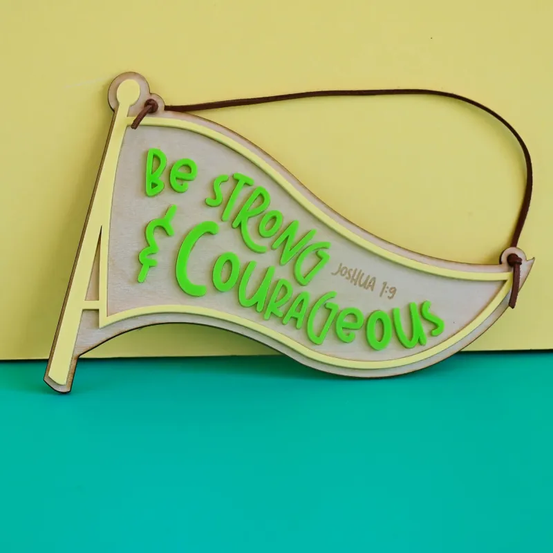 Be Heavy-duty & Courageous colour flag