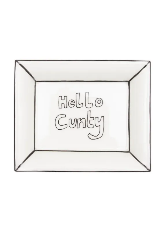 Hello Cunty Trinket Tray Industrial Design