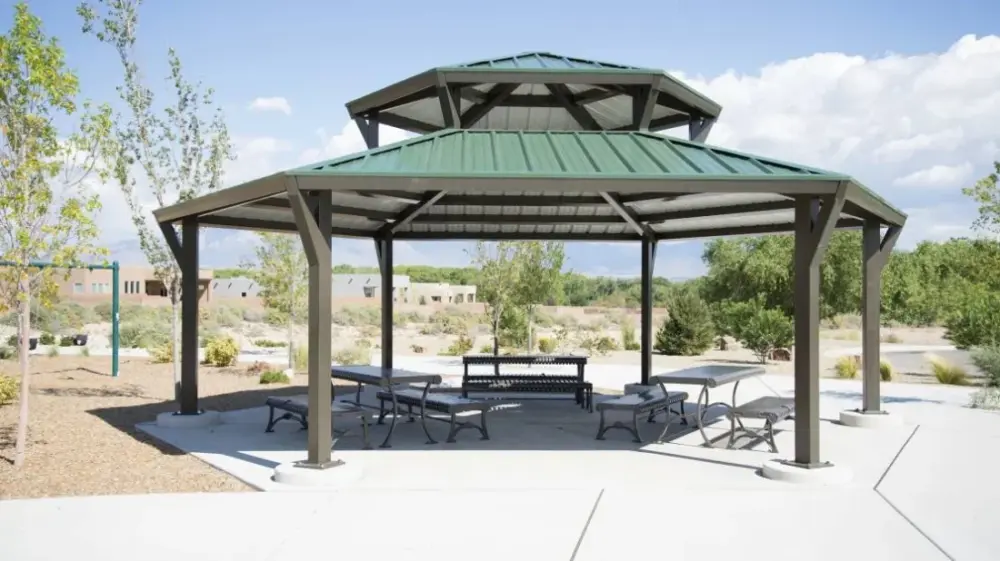 Hexagon Duo-Top Shelter | Lifetime Warranty