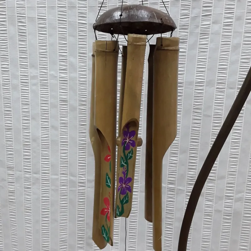 Hibiscus bamboo-fiber Windchimes