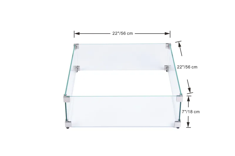 High Precision Elementi Big Square Wind Screen