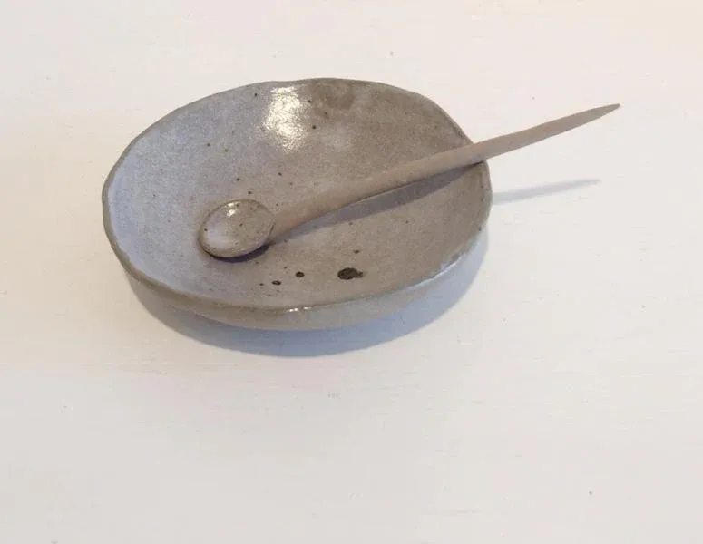 High Precision Salt Dish and Spoon 1 (Plain)