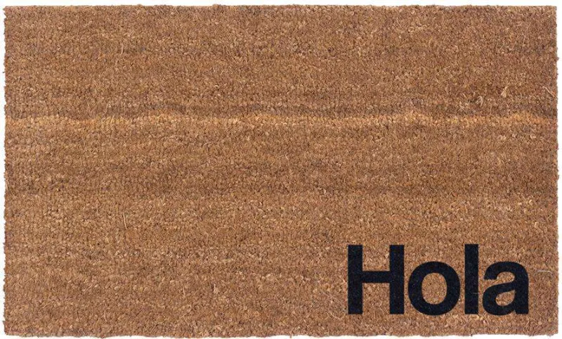 Hola Vinyl Coir Doormat Vibration Reduction