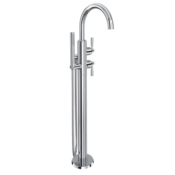 Holborn™ Single Hole Floor Fix Tub Filler Trim C-Spout