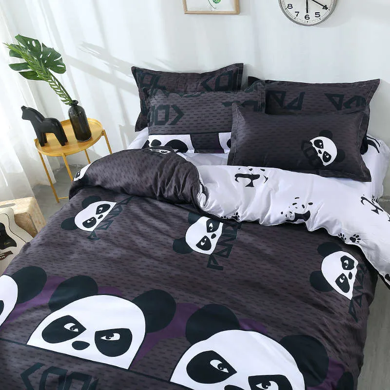 Housse de Couette et Deux Taies Chic Panda 200cm