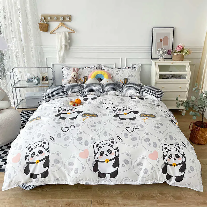 Housse de couette et Deux Taies Panda 200cm - 20V