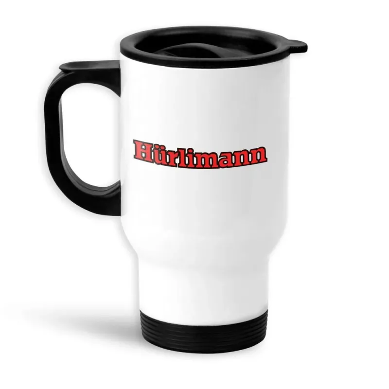 Hurlimann Thermos Mug Ivory Quick-Release