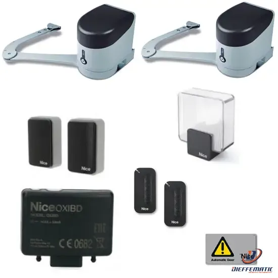 Hyke Kit Per Cancelli Battente Con Ante Fino 3,5 M Lovely Hykekit Hykebdkce