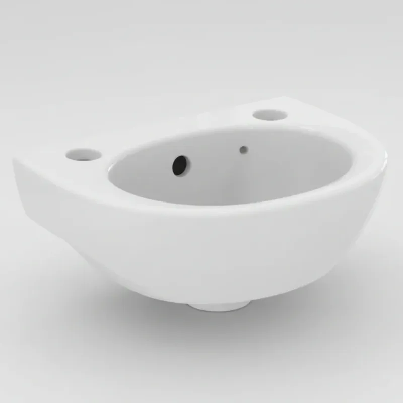 Ideal Classic Sandringham 21 2-Taphole Cloakroom Basin (35cm / 45cm)