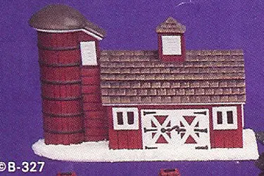 Impact Ready B327 Village Barn & Silo Pottery Molds