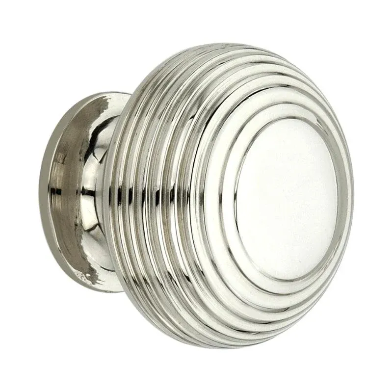 Impact Ready Beehive Petite 30mm Cupboard Knob Polished Nickel