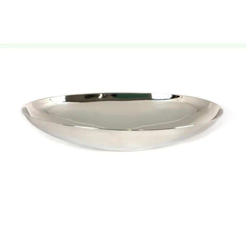 Impact Ready Fluid Nickel Oval Sink | From Anvil
