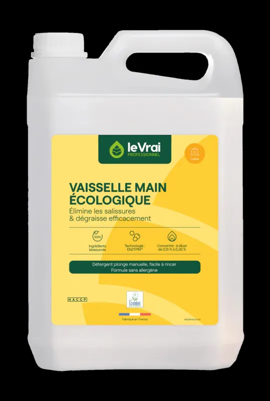 Impact Ready LIQUIDE VAISSELLE LE VRAI PROFESSIONNEL ECOLABEL EU 5L