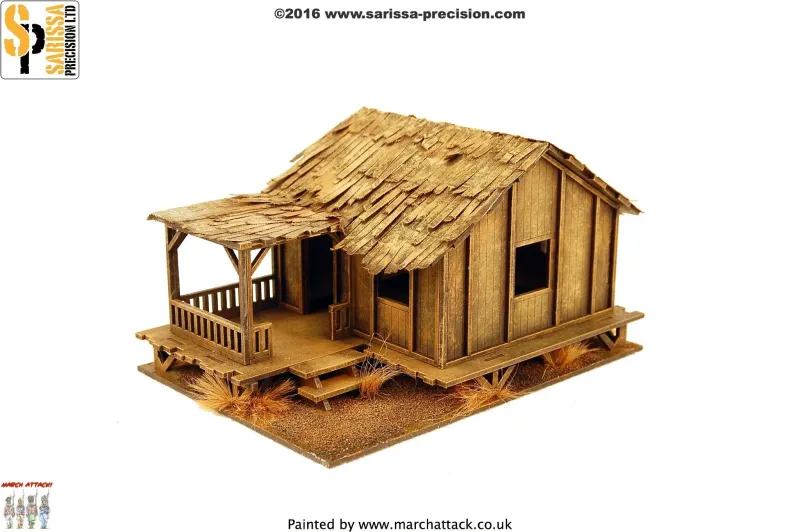 Impact Ready Low Planked-Style Village House - 20mm