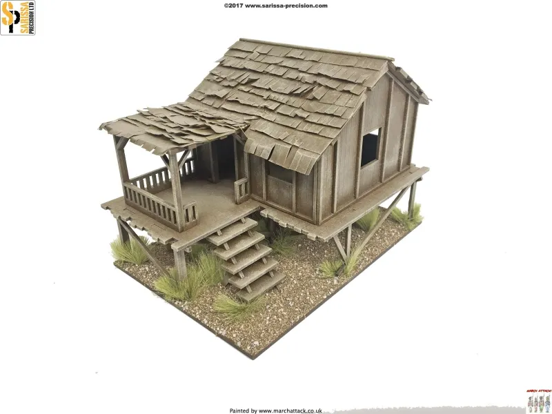 Impact Ready Planked-Style Village House - 20mm