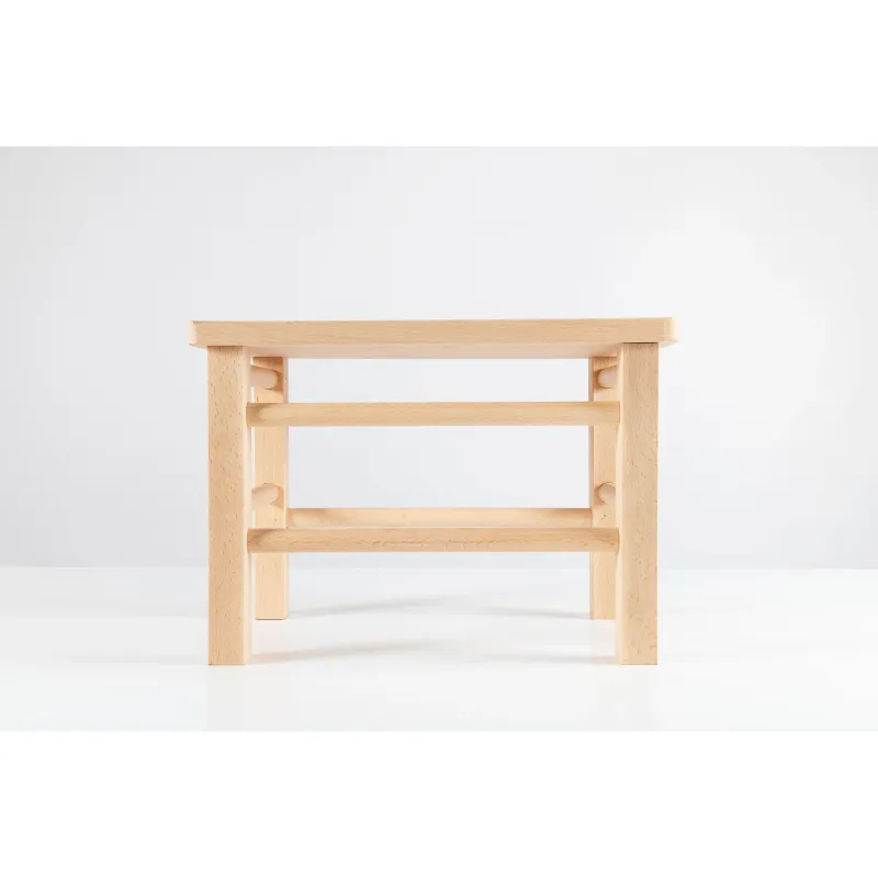 Inca Sgabellino Legno Multiuso Faggio Naturale Drywall Installation