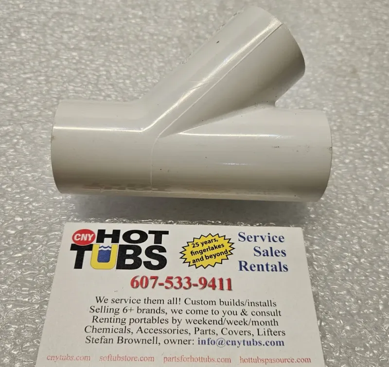 3/4 Inch Splitter Y Brushed Nickel